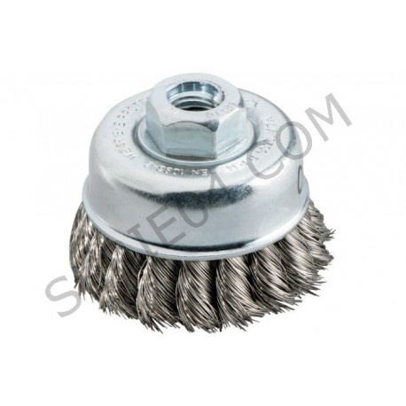 brosse ronde acier torsadé