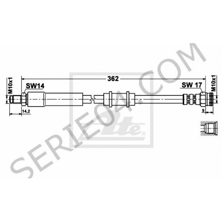 flexible de frein avt