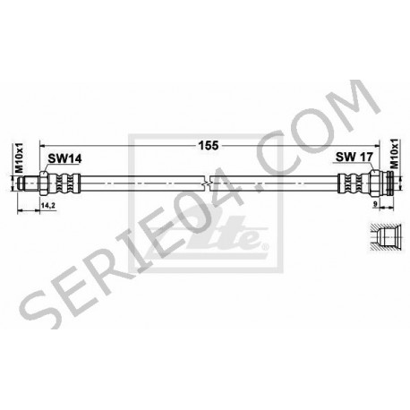 flexible rear disc brake