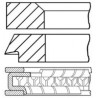 jeu de 3 segments Ø78mm