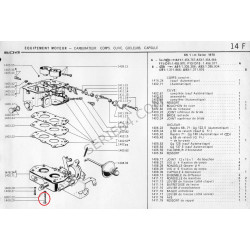 Solex Doppelkörper-Vergaserschraube Ø5mm