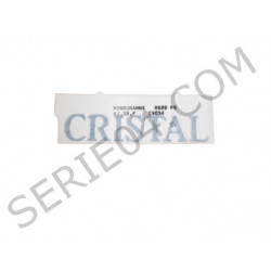 autocollant "CRISTAL"