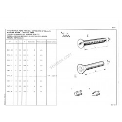 countersunk screw 6x25