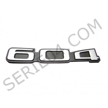 monogramme "604" plastique