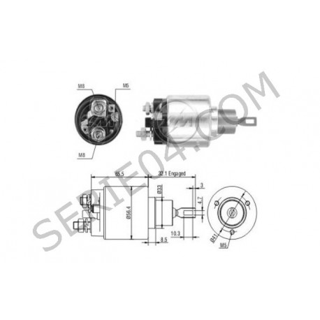 solenoïde de démarreur Bosch