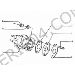 gas pump engine 1L6-1L9 XU5C-XU9C