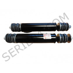 pair of rear shock absorbers rod-rod