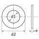 rondelle Ø7x14mm