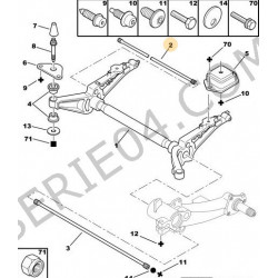 barre de torsion arrière