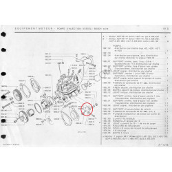 Bosch injection pump support