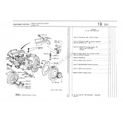 Bosch injection pump bracket clamp plate