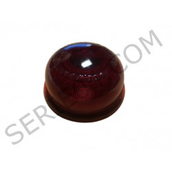 cabochon de feu AR rouge en verre