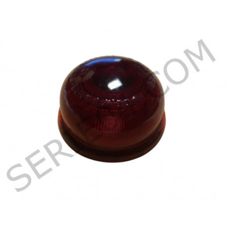 cabochon de feu arrière rouge en verre