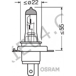 bombilla del faro H4