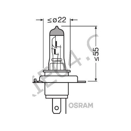 ampoule H4 blanche