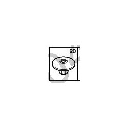 Polster- oder Teppichclip