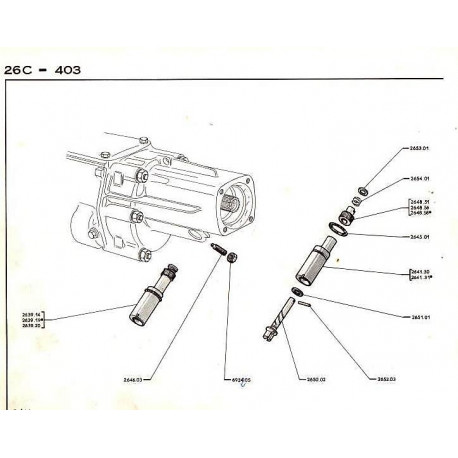 steel pinion counter control 17T