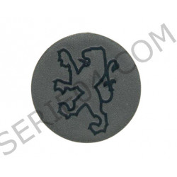 plastic lion, sheet metal wheel trim