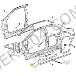 joint de porte avant