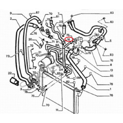 tubo radiatore inferiore