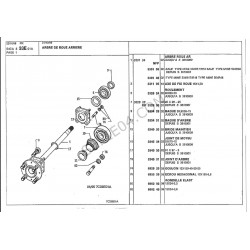 ring hoop rear wheel shaft