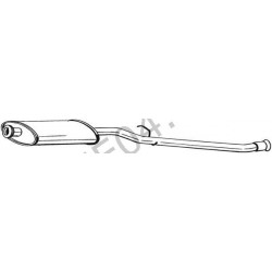 intermediate exhaust pipe