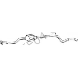 tube avant catalyseur TU5D