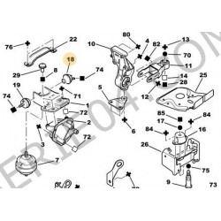 butée support moteur