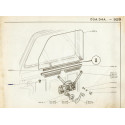 D3A-D4A-D4B Window - Window regulator - Window crank