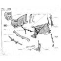 203 Armature - doublure d'aile avant - auvent - tablier