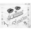 203 dashboard - Cenicero - encendedor - Aireadores