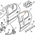 206 Voordeur - achterdeur - Side skirts