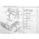 Armature, doublures d'ailes avant, auvent , tablier