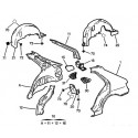 306 Cotés de caisse - Aile arrière - Custode