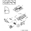 306 handle - barrel - lock - latch - door stop