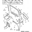 306 window - window regulator - crank