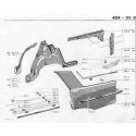 404 Cotés de caisse - Aile arrière - Custode