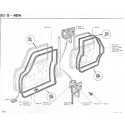 404 Porte avant - Porte arrière - Bas de caisse