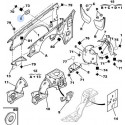 406 frame - the front fenders liners - awning - Apron