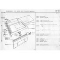 504 achterklep - Rear Lock - Fader