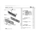 505 voorvleugel - grille - voorbumper