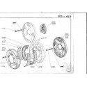 203 Brake Drum - Brake Shoes - Spring