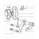 205 Bremsscheibe - Bremsbeläge - Bremssattel