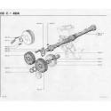 404 distribución para motor diesel