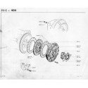 404 Embrayage avant 10/1966 pour BV C3