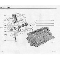 pompe à eau, Citroën HY Diesel, Peugeot 505, J7 et J9 Diesel, pompe non  débrayable pour moteur Indenor XD88 ou XD90