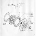 504 Embrague de motor de gasolina de 4 cilindros