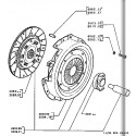 504 6 cylinder petrol engine clutch