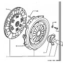 504 Diesel engine clutch