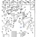 Partner frame - the front fenders liners - awning - Apron